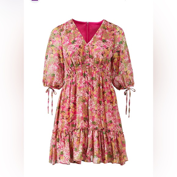 Taylor Dresses & Skirts - Taylor Floral Pink Dress